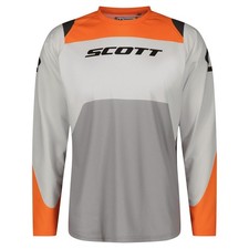 MAGLIA JERSEY MOTO CROSS ENDURO SCOTT EVO RACE GRIGIO ARANCIONE