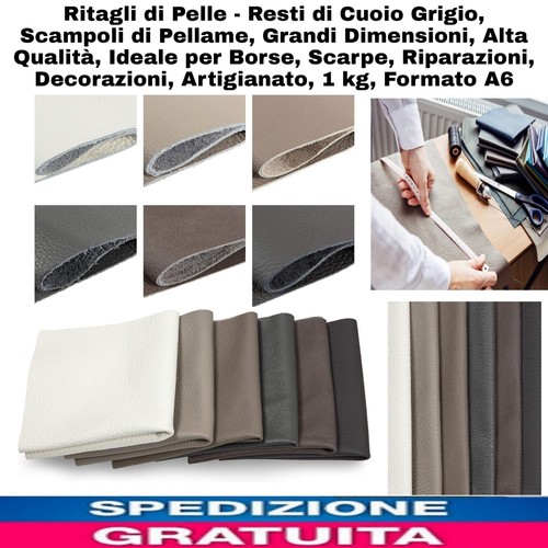 Ritagli pelle vera resti - ritagli,