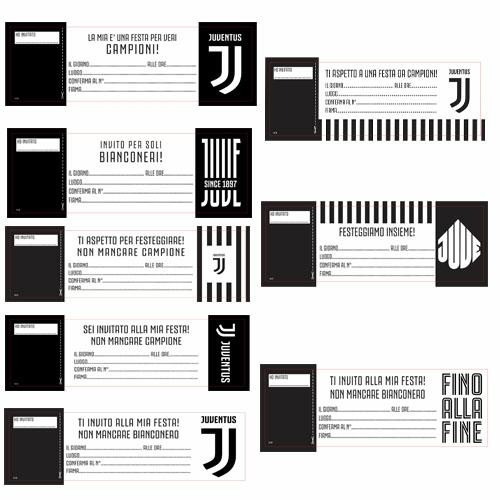Biglietti inviti juventus - inviti,