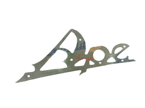 Targhetta anteriore ape 125 - targhetta,
