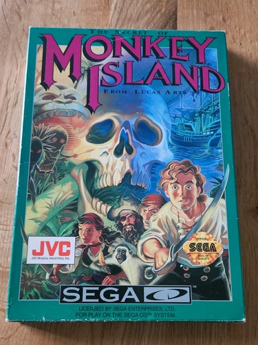 Monkey island sega usa - cd, mega