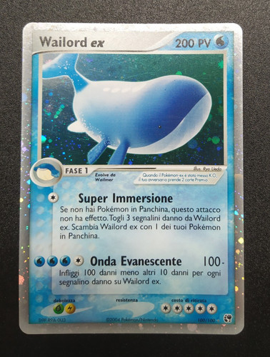 Wailord holo 100 - wailord, ex