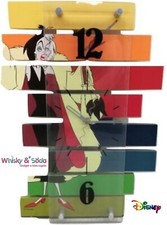 CRUDELIA Disney - Orologio Parete Legno e Vetro