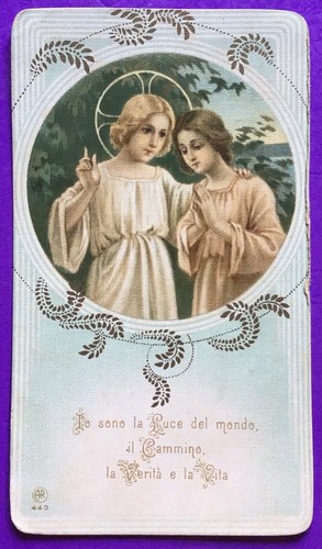 Santino holy card frase - holy,