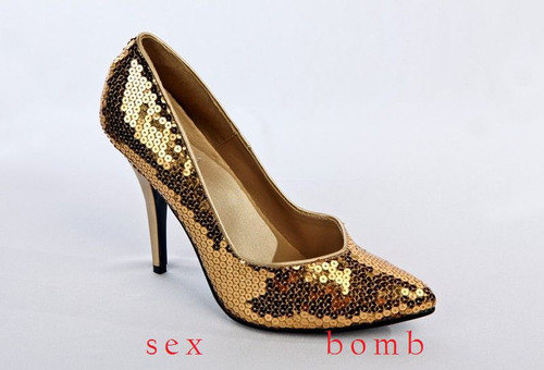 Sexy scarpe decolte oro - sexy,