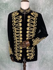 Costume giacca nero militare