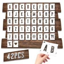 CAusa 42 Pezzi Stencil Lettere