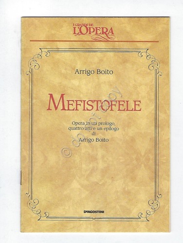 Mefistofele boito opera lirica - mefistofele,