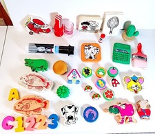 lotto 35 gomme gommine eraser