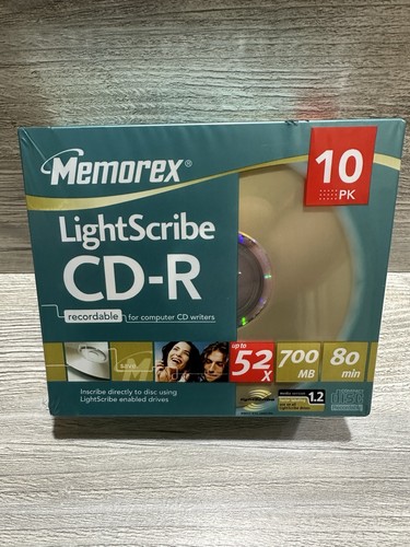 Memorex lightscribe r - memorex, cd-r