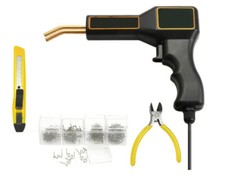 SALDATORE SALDATRICE PER PLASTICA RESINA 50W SALDATURA CARROZZERIA GRAFFETTE NER