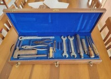 Lancia Cassetta Attrezzi Artigianale + Kit 12 Pezzi Originali + Crick D'EPOCA