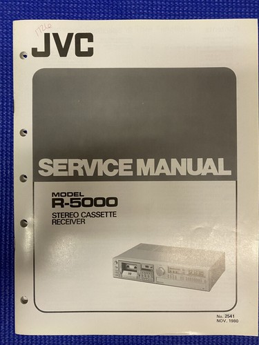 Jvc 5000 r5000 - r5000, manuale
