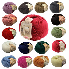 SILKE 10 gomitoli Peo 100% PURA LANA MERINO vari colori gomitolo da 50 grammi