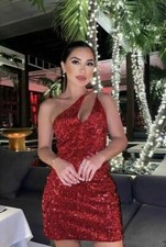 Zara Rosso Velluto Lustrini