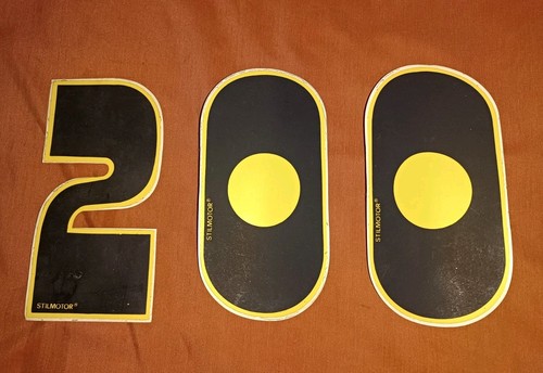 Decalcomanie 200 giallo nero - decalcomanie,