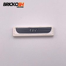 LEGO 2431pb0237 Tile 1x4 Dark