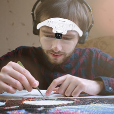 Lupa De Cabeza Con LED Luz