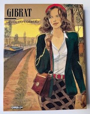 Dédicace N&B GIBRAT VOL DU CORBEAU COFFRET CANAL BD T1 + 2 TTBE/NEUF BANDEAUX