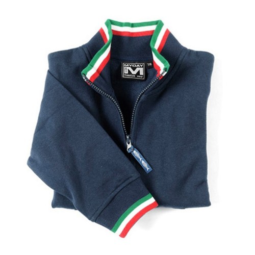 Felpa blu maglia uomo - maglia, con