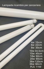 Lampada Neon UV Tubo ricambio per zanzariera elettrica insetti zanzare attinica