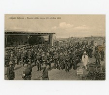 Tripoli Italiana Guerra Libia Italo Turca Sbarco Truppe Regio Esercito Cartolina