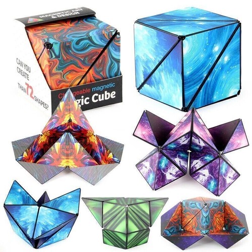 Magic cube shashibo shape - 3d,