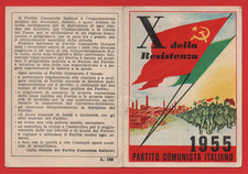 TESSERA P.C.I. PARTITO