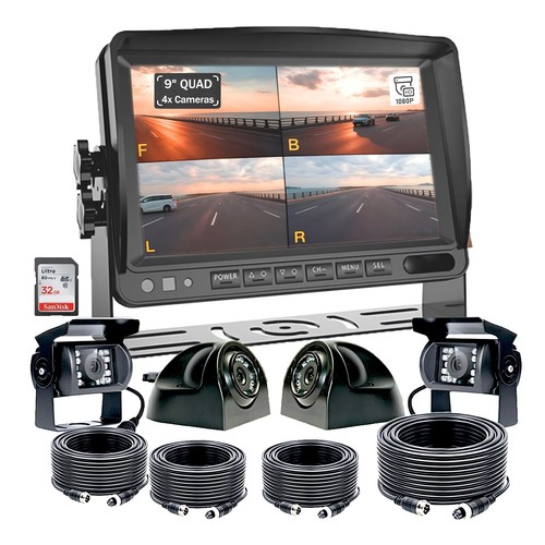 Dvr quad monitor 4x 4ch - quad,
