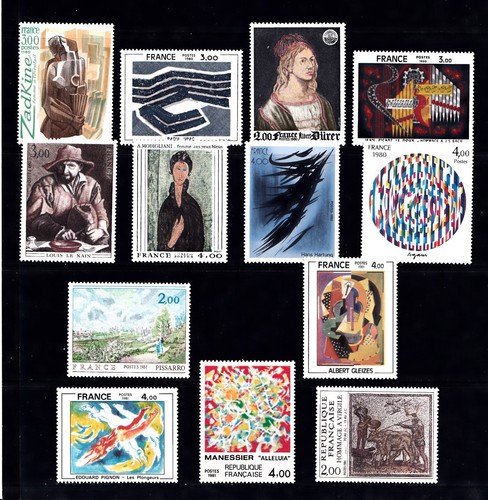 Francia 1980 1981 arte - 1980, e