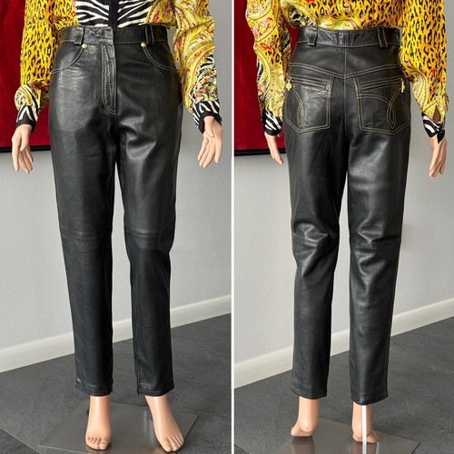 Gianni versace pantalone pelle - gianni,