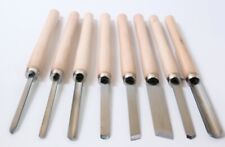 CH181 - SGORBIE SCALPELLI PER TORNIO LEGNO 360 MM - SET KIT 8 PZ