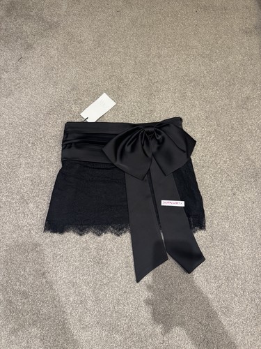 Zara minigonna nera con