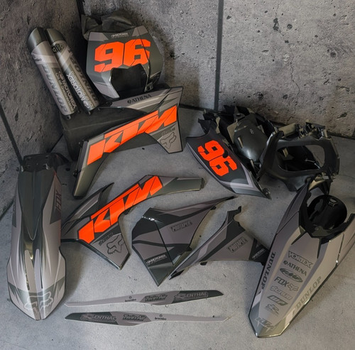 Plastiche grafica ktm 2012 - +,