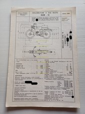 Malaguti 50 Roncobilaccio GAM 16 1968 Facsimile scheda omologazione DGM