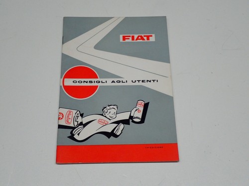 Fiat consigli agli utenti - utenti, 1962