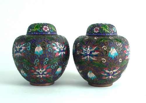 Antica coppia barattoli - antica, barattoli/vasi