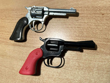 Pistole giocattolo inusate Mam e Omed anni 60 metallo, monocolpo, funzionanti
