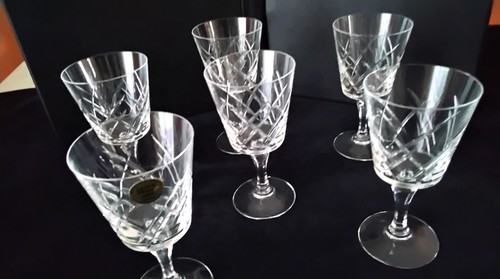 Verres vin cristal - , à