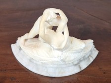 SCULTURA IN MARMO AMORE E PSICHE SEC.XX
