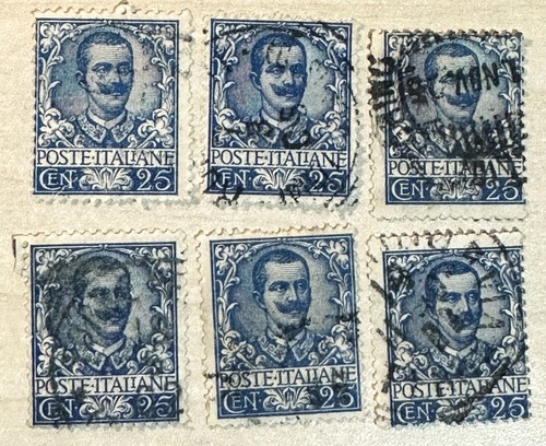 Francobolli effige vittorio - effige,