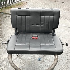 Sedile 3° fila in pelle nera