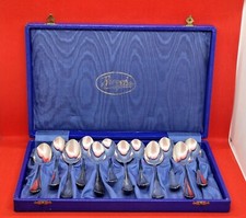 Broggi - Set di 12 Cucchiaini per Caffé/Dolce con Custodia