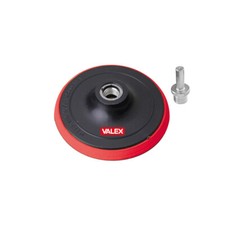 PLATORELLO CON VELCRO Ø150mm SMERIGLIATRICE M14 GAMBO 8mm TRAPANO VALEX