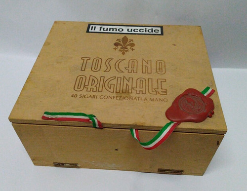 Scatola legno vuota sigaro - scatola,