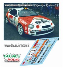 DECALS 1:24 TOYOTA CELICA GT