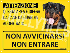 Rottweiler Cartello Targa