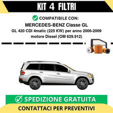 Kit 4 Filtri Tagliando per