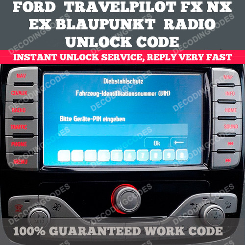 Ford radio code - ford,