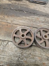 Coppia di ruote in acciaio